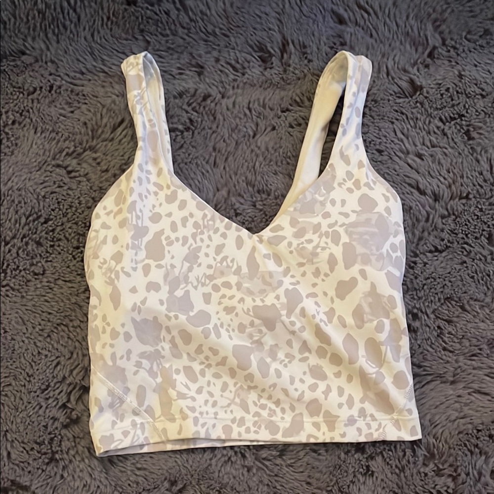 lululemon Align Cropped Tank Top with Light Support Bra